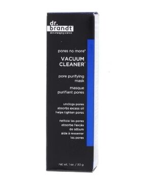Dr. Brandt Black Vacuum Cleaner Pore Purifying Mask with Blue Accent